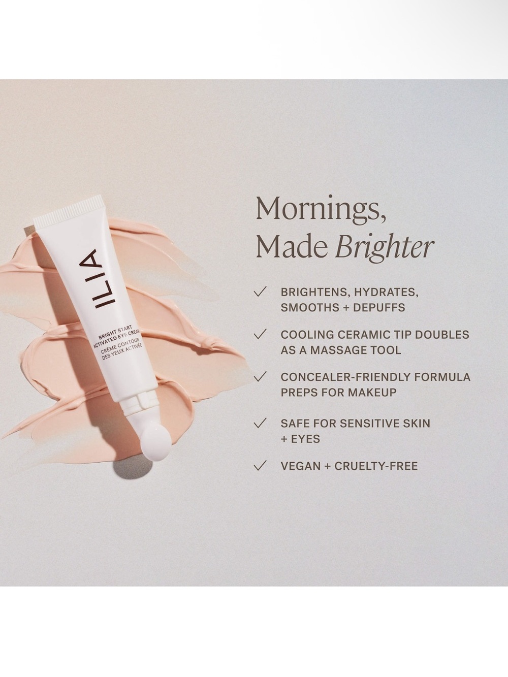 ILIA  Bright Start Retinol Alternative Brightening Eye Cream